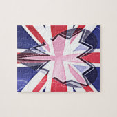 "I Love UK" Kunstdruck Puzzle (Horizontal)