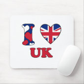 I love UK Mousepad (Mit Mouse)