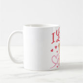 I Love Us Teddy Bear Mug Kaffeetasse (Links)