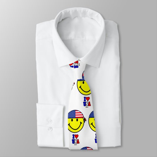 I LOVE USA TIE KRAWATTE (Gebunden)