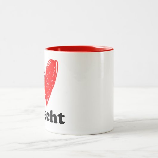 I love Utrecht Zweifarbige Tasse (Mittel)