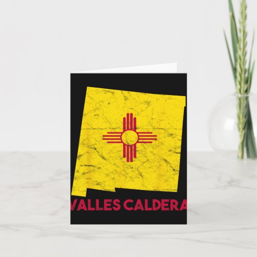 I Love Valles Caldera New Mexico Nm Retro Souvenir Karte (Vorderseite)
