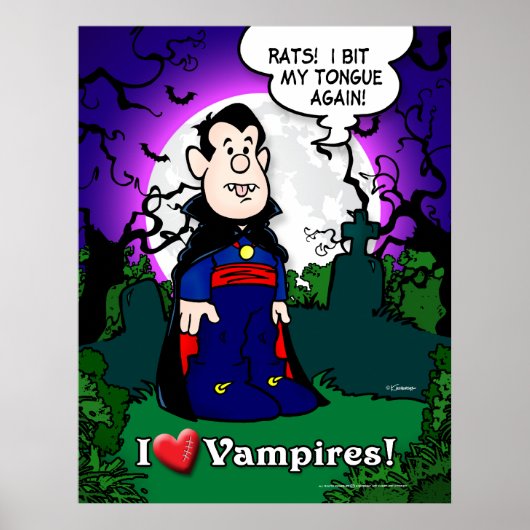 I Love Vampires Poster (Vorne)