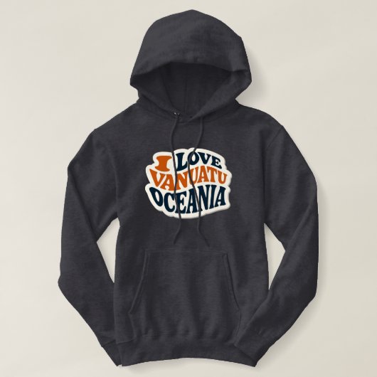 I Love Vanuatu Oceania Hoodie (Design vorne)