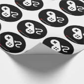 I Love Video Games Geschenkpapier (Ecke)