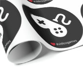 I Love Video Games Geschenkpapier (Rolleneckpunkt)