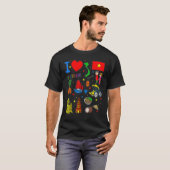 I love Vietnam  Hand drawn Vietnamese Landmarks  f T-Shirt (Vorne ganz)