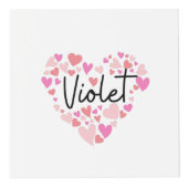 I love Violet Würfel (Vorderseite)