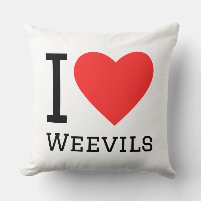 I love weevils kissen (Vorderseite)