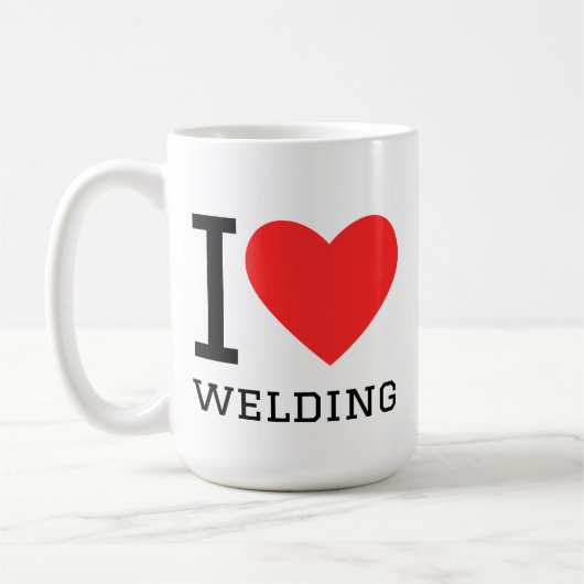 I love welding kaffeetasse (Links)