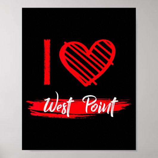 I Love West Int I Heart West Int Poster (Vorne)