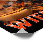 I Love Wieners Funny Offensive Dachshund Bootleg G Poster (Ecke)