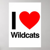 i love wildcats poster (Vorne)