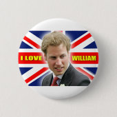 I Love William Button (Vorderseite)