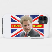 I Love William Case-Mate iPhone Hülle (Rückseite (Horizontal))