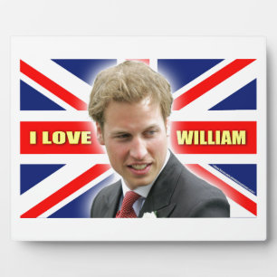 I Love William Fotoplatte