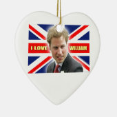 I Love William Keramikornament (Rechts)