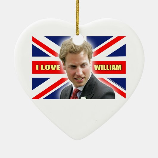 I Love William Keramikornament (Hinten)