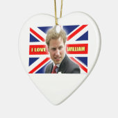 I Love William Keramikornament (Links)