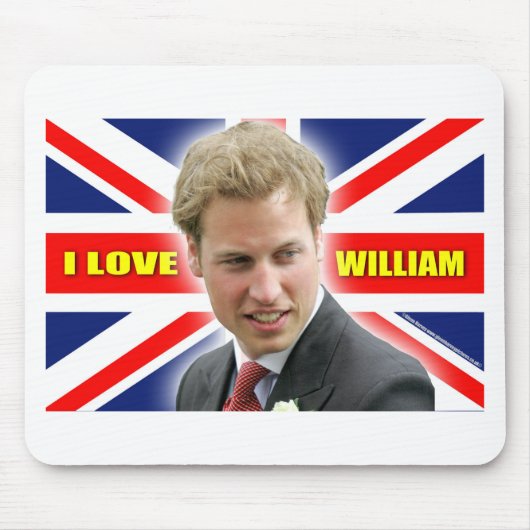 I Love William Mousepad (Vorne)