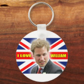 I Love William Schlüsselanhänger (Vorderseite)