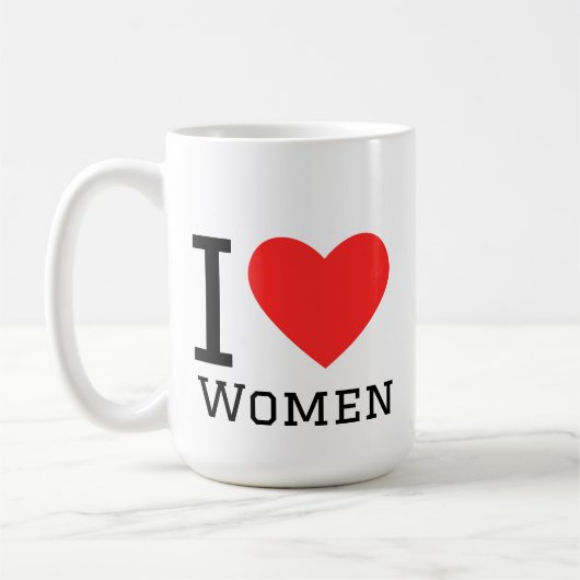 I love women kaffeetasse (Links)