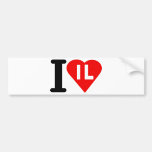 i_love_Yisra'el.png Autoaufkleber