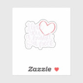 I Love You A Bushel Amp a Peck Aufkleber (Blatt)