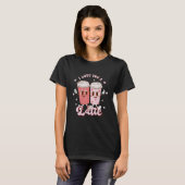 I Love You a Latte Coffee Couple T-Shirt (Vorne ganz)