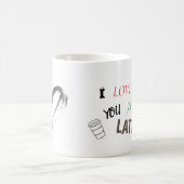 I love you a latte - grappige koffie mok kaffeetasse (Mittel)