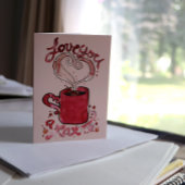 I love you a latte karte