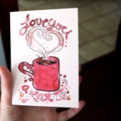 I love you a latte karte