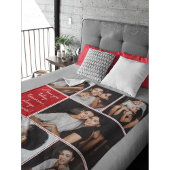 I Love You Always & Forever Modern 6 Photo Collage Fleecedecke