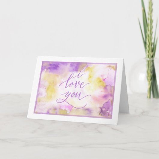 “I love you” anytime card Dankeskarte (Vorderseite)
