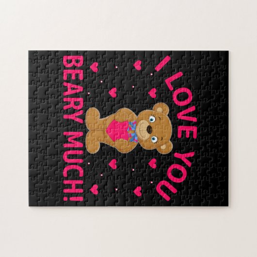 I Love You Beary Much Teddy Bear Puzzle (Horizontal)