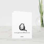 "I Love You" card Karte (Rückseite)