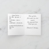 I Love You Card Personalized Romantic Hug Cards Karte (Innenseite)