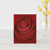 I Love You Card Personalized Romantic Hug Cards Karte (Gelbe Blume)