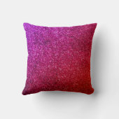 I love you chic pink glitter background Abstract Kissen (Rückseite)