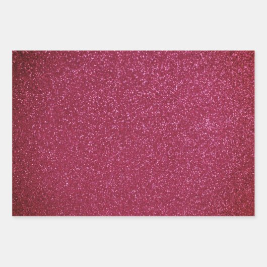 I love you chic pink glitter background geschenkpapier set (Vorderseite 3)