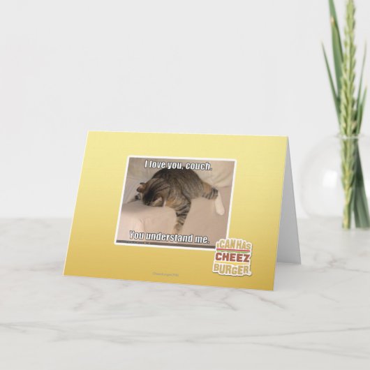 I love you, couch. karte (Vorderseite)