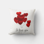  I Love You Cushion / Pillow Kissen (Vorderseite)