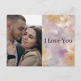 I Love You Custom Valentine’s Day Photo Card Feiertagspostkarte