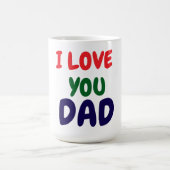 I love you Dad Elegant  Kaffeetasse (Mittel)