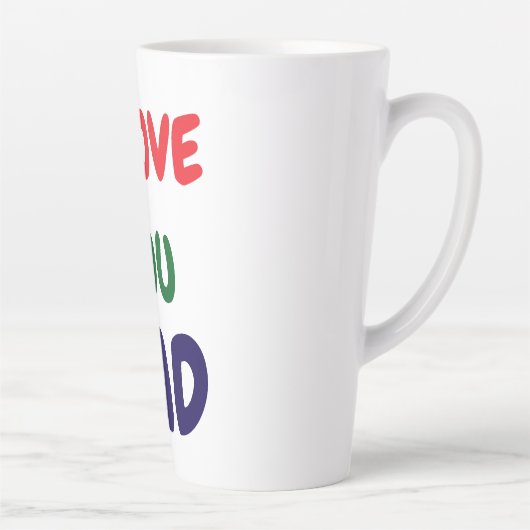 I love you Dad Elegant  Milchtasse (Rechts)