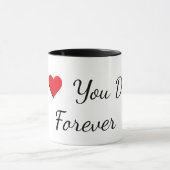 "I Love You Dad, Forever" Mug Tasse (Zentrum)