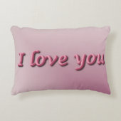 I love you. dekokissen (Vorderseite)