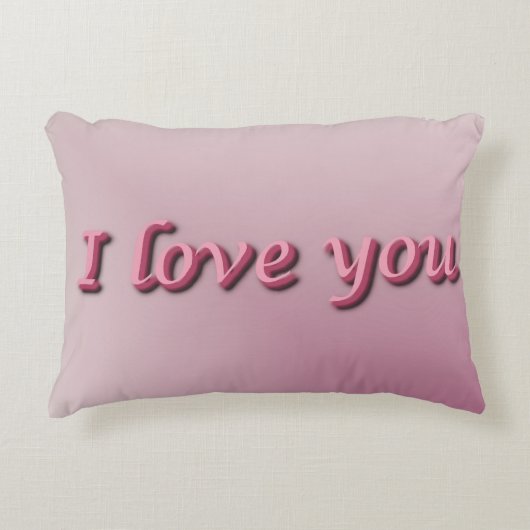 I love you. dekokissen (Vorderseite)