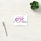 I LOVE YOU DESIGN POST-IT KLEBEZETTEL (Büro)