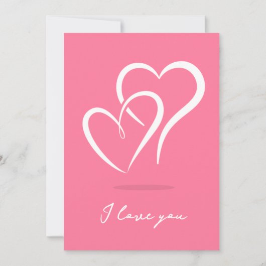 I love you feiertagskarte (Vorderseite)